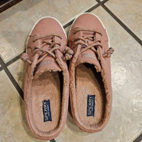 Sperry Pier Wave Mule Teddy Mauve, women's - Picture 3 of 7
